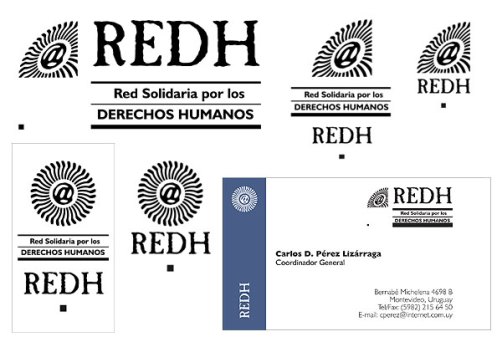 Logo para REDH - Red Solidaria por los Derechos Humanos